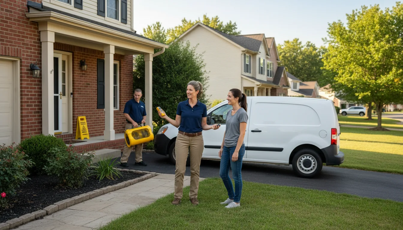 Residential water damage restoration in Vanceboro, NC